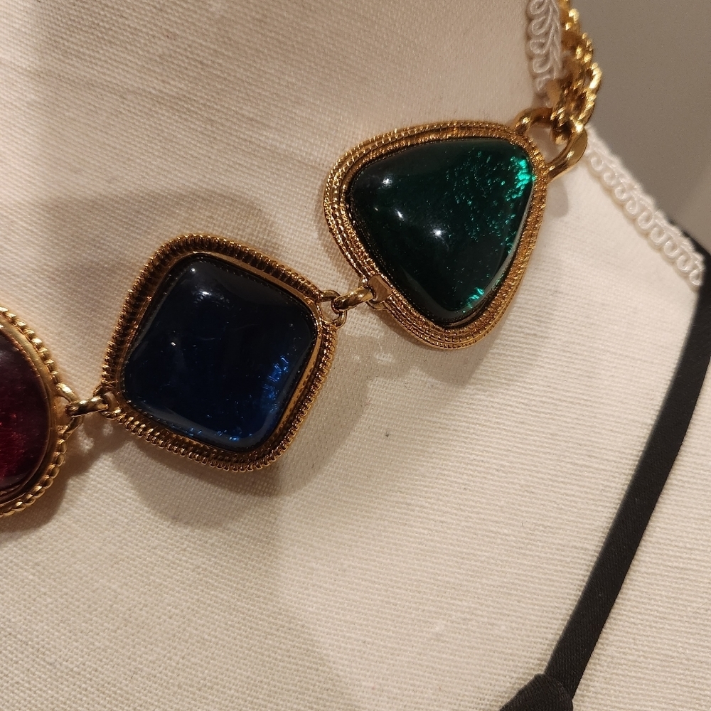 - Vtg Kjl Avon Caprianti Collection Necklace Kjl … - image 4